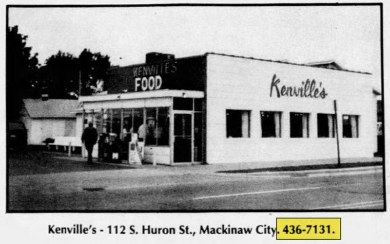 Kenvilles Restaurant - Jul 1994 Ad (newer photo)